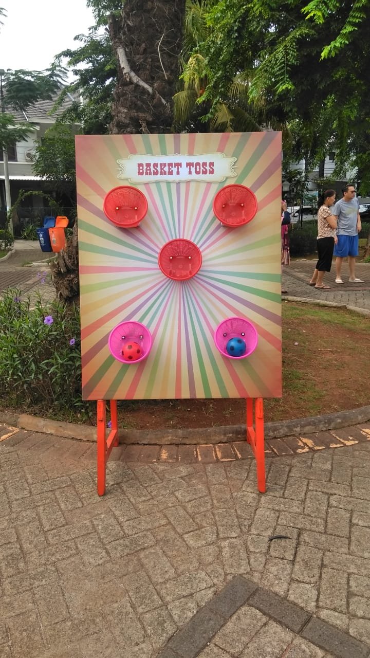 Rental Unit Permainan Basket Toss Kategori Carnival | Sewa Game Event - Global Master Game - Global Master Game