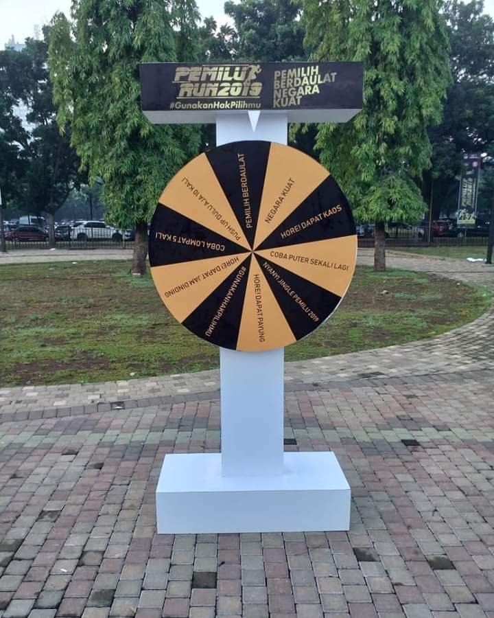 Rental Unit Permainan Whell of Fortune Kategori Carnival | Sewa Game Event - Global Master Game - Global Master Game