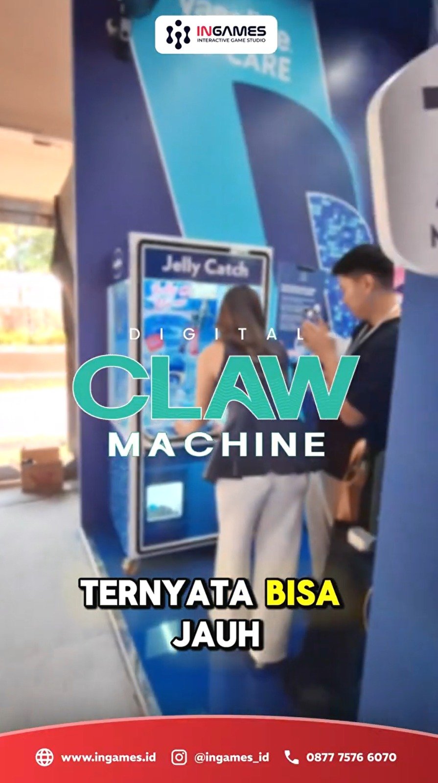 Rental Unit Permainan Claw Machine Digital Kategori Interaktif | Sewa Game Event - Global Master Game - Global Master Game