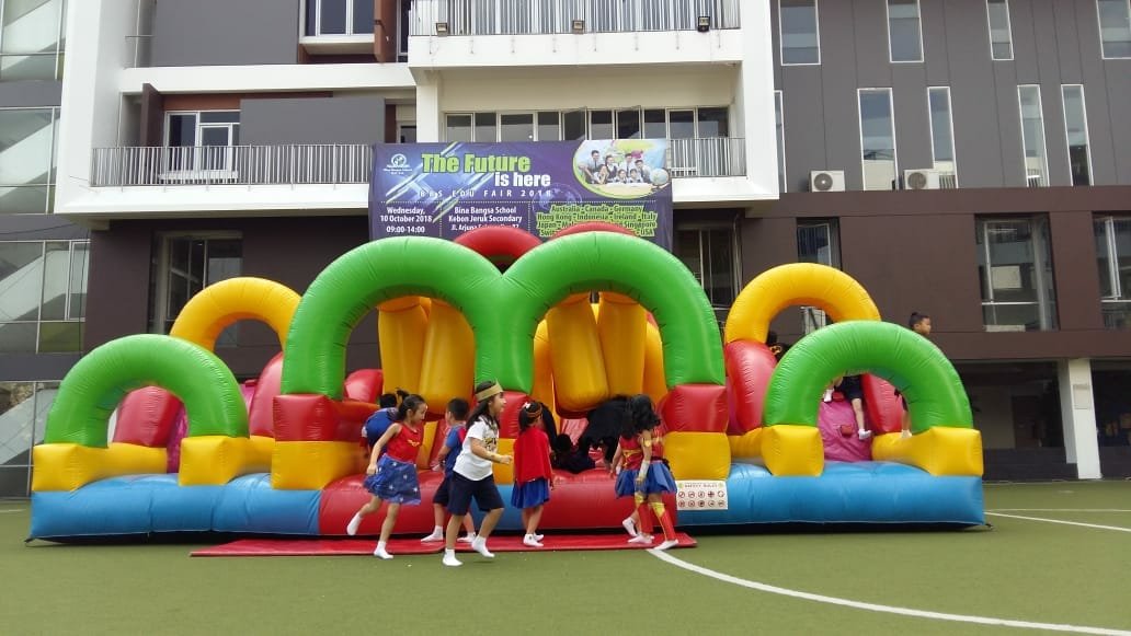 Rental Unit Permainan Combo Slide Kategori Bounching Inflatables | Sewa Game Event - Global Master Game - Global Master Game