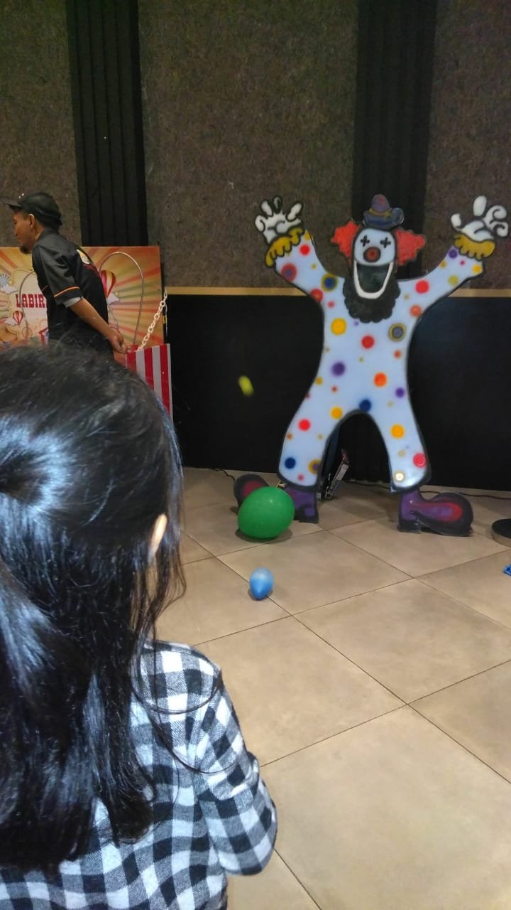 Rental Unit Permainan Lempar Bola ke Mulut Badut Kategori Carnival | Sewa Game Event - Global Master Game - Global Master Game