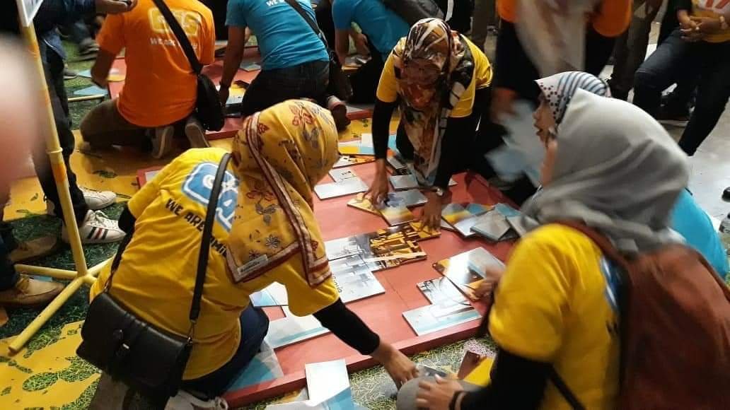 Rental Unit Permainan Giant Puzzle Kategori Carnival | Sewa Game Event - Global Master Game - Global Master Game