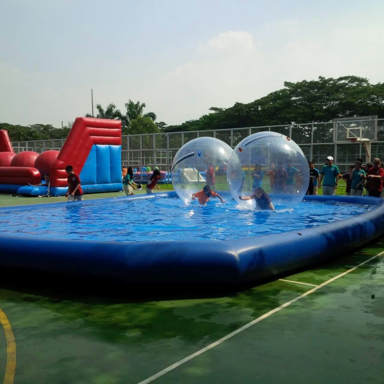 Rental Unit Permainan Water Ball Kategori Bounching Inflatables | Sewa Game Event - Global Master Game - Global Master Game