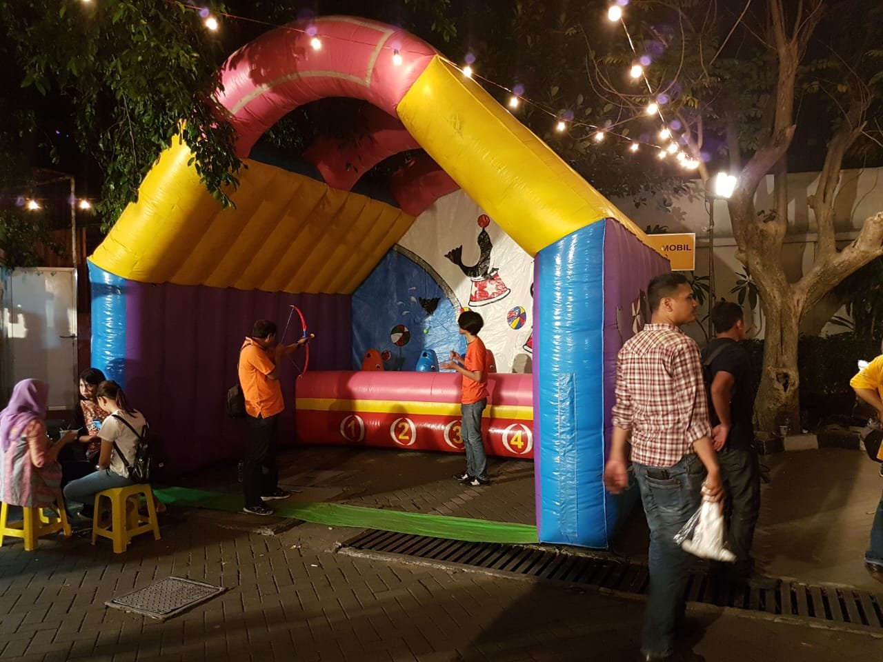 Rental Unit Permainan Archery Target Kategori Bounching Inflatables | Sewa Game Event - Global Master Game - Global Master Game