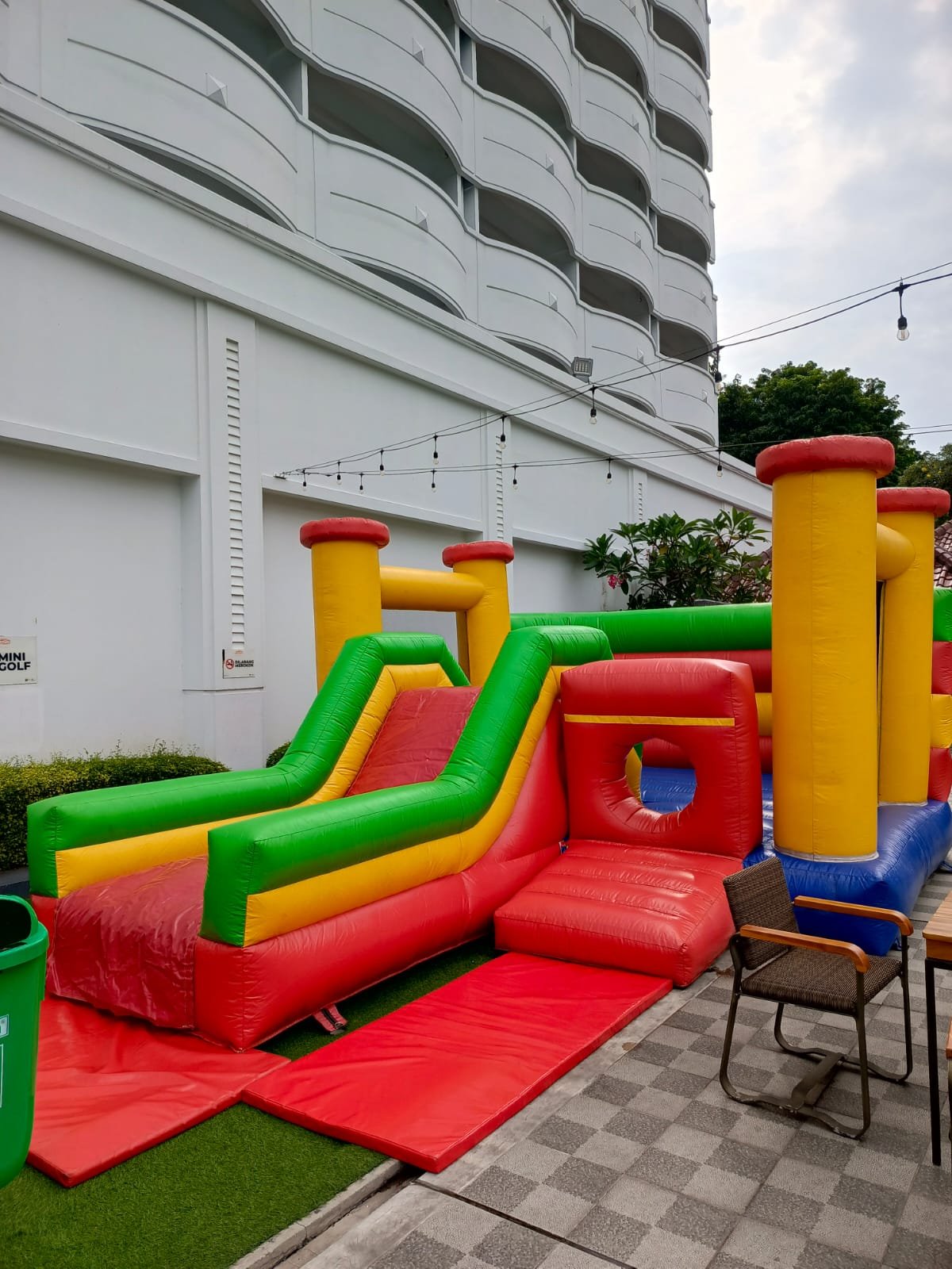 Rental Unit Permainan Rainbow Inflatable Kategori Bounching Inflatables | Sewa Game Event - Global Master Game - Global Master Game