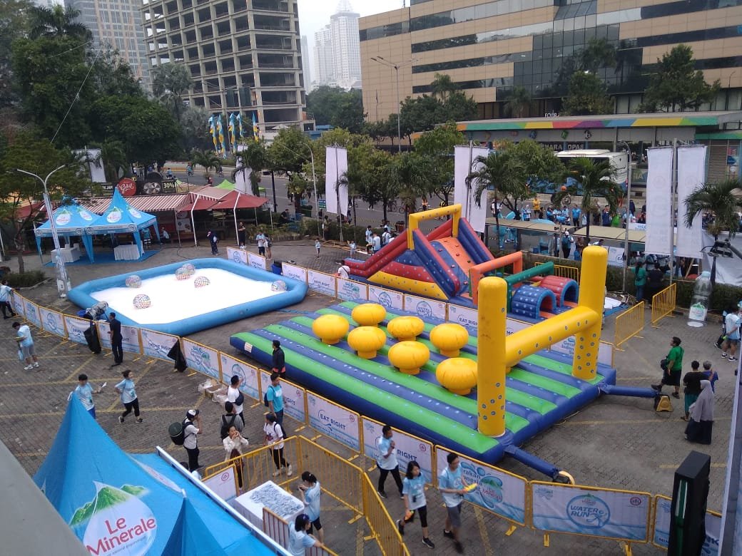 Rental Unit Permainan Sprint Challenge Kategori Bounching Inflatables | Sewa Game Event - Global Master Game - Global Master Game