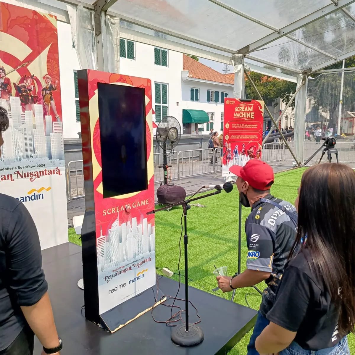 Rental Unit Permainan Scream Kategori Interaktif | Sewa Game Event - Global Master Game - Global Master Game